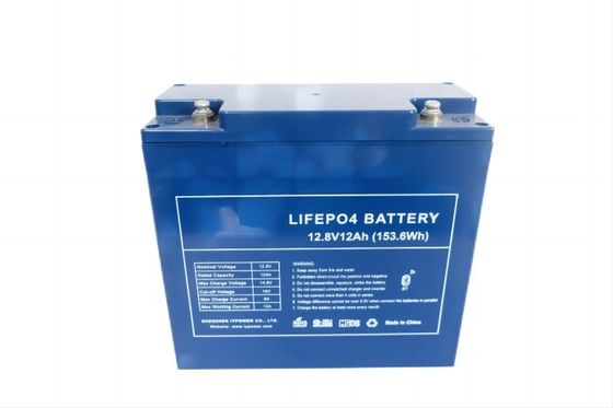 実用的な12.8Vリチウム三つ組み電池、軽量EのバイクLifeP04電池のパック