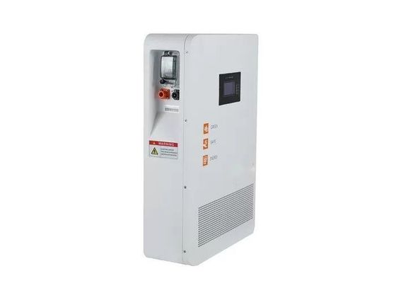 壁上 リチャージ可能な家用 バッテリー 貯蔵 リチウム バッテリー 10.24KWH LCD インジケーター付き 太陽電池の貯蔵用