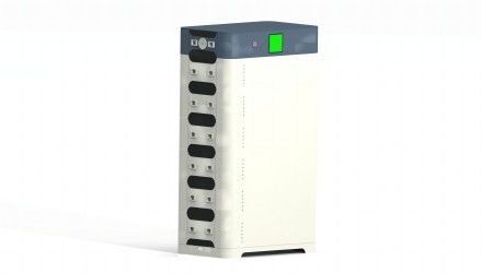 CAN RS485 UPS の太陽光発電システムのバックアップのためのリチウム電池キャビネット 25.6KWH