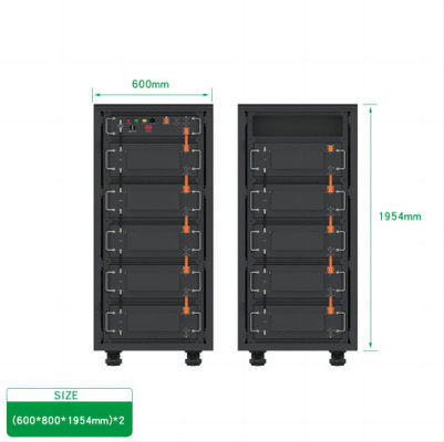 51.2V 500AH ラック マウント リチウム電池、多目的リチウム イオンの家 UPS