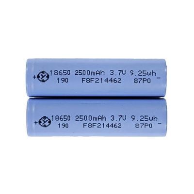RCの無人機のための多機能の18650リチウム電池3.7V 2500MAH
