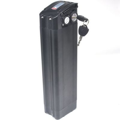 1500 サイクルタイムポータブルハンドル 36V 10AH 黒アルミ電動自転車パック安全ロック付き電動折りたたみ自転車