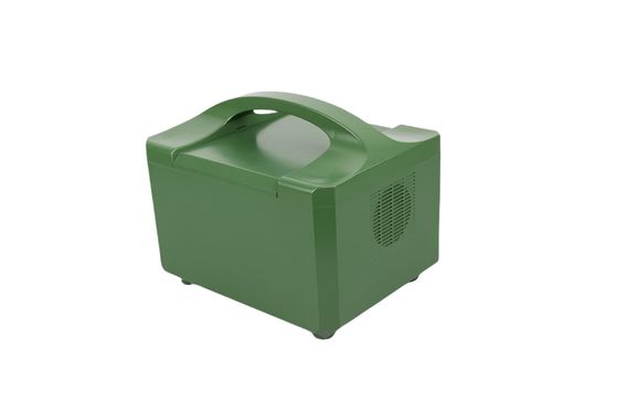 CE 認証 ワイヤレス充電 UPS バックアップシステム用グリーンプラスチックケース付き 携帯型太陽光発電バンク