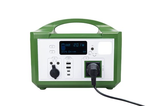 CE 認証 ワイヤレス充電 UPS バックアップシステム用グリーンプラスチックケース付き 携帯型太陽光発電バンク