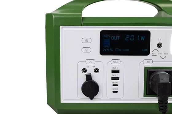 電力網をオフにした軽量太陽系 DC AC 220V 太陽光携帯発電所 CE/ROHS 非常用電源の承認