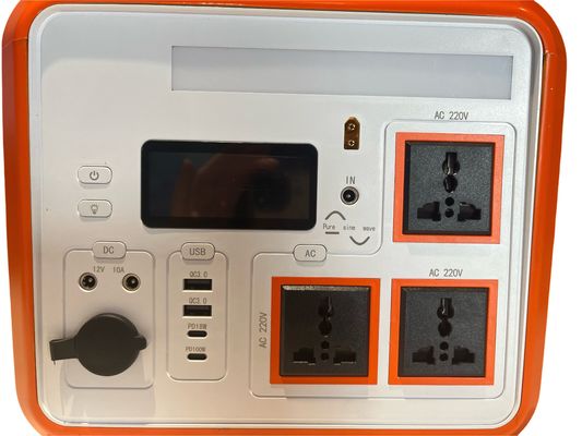 1152WH超大容量 DC12V AC 110V ROHS 認証された携帯電源 ソーラーパネル付き UPS 電源