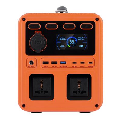 IP61 高出力 DC 13V 1200W AC スイッチ QC3.0 家庭用バックアップ用の二方向インバーター付きポータブル発電機