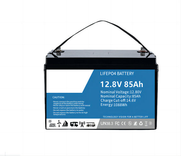 太陽ライトのためのBMSで造られる環境の友好的な高性能12.8V 85AH SLAの取り替えLifeP04のリチウム電池