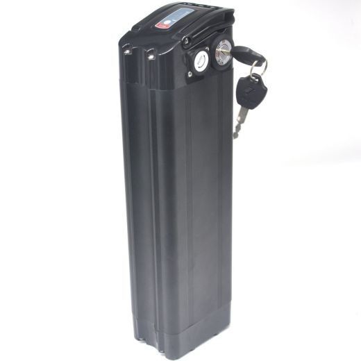 1500 サイクルタイムポータブルハンドル 36V 10AH 黒アルミ電動自転車パック安全ロック付き電動折りたたみ自転車