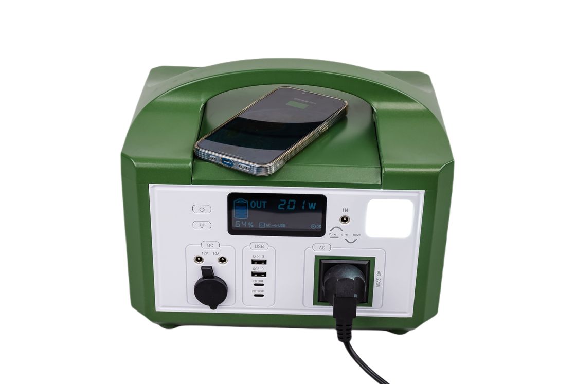 急速充電 MPPT 太陽光コットロール 600W パワーグリーンプラスチックケース 屋外バックアップシステムのための太陽光発電機