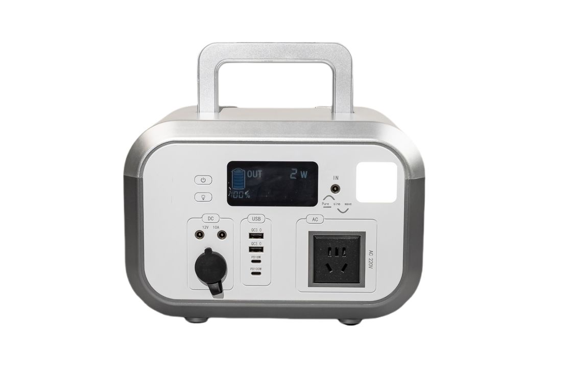 AC 突発出力 1200W まで スマートフォン用の防水箱付きの無線充電電源バンク