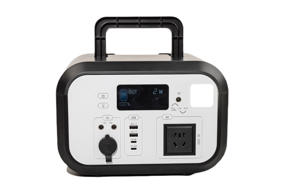 高効率の600WH 携帯太陽光発電所 220V 純正弦波AC出所 家庭用バックアップシステム用アプリ
